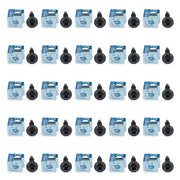StarTech.com 50-Pack 10-32 19mm Screws and Square Hole Clip Nuts for 19" or 10" Server Racks, Cabinets and Enclosures, Black and Silver - TAA