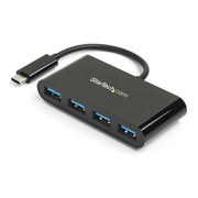 StarTech.com 4-Port USB-C Hub - USB-C to 4x USB-A - USB 3.0 Hub - 5Gbps - Bus Powered