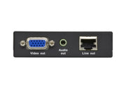 ATEN VE172R AV extender AV receiver Black