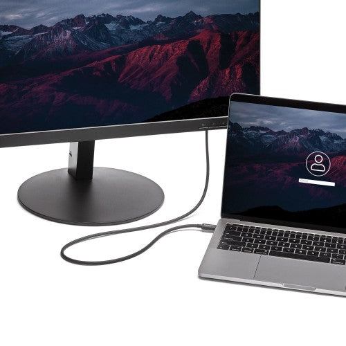 StarTech.com 3.3ft (1m) Thunderbolt 3 Cable, 20Gbps, 100W PD, 4K, Thunderbolt Certified, Compatible with Thunderbolt 4/USB 3.2/DisplayPort