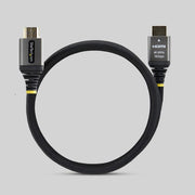 StarTech.com 2m (6ft) Premium Certified High Speed HDMI Cable, Ultra Flexible HDMI Cable, 4K 60Hz/1440p 144Hz w/HDR10/ARC, 18Gbps, High Flex Braided HDMI Cord