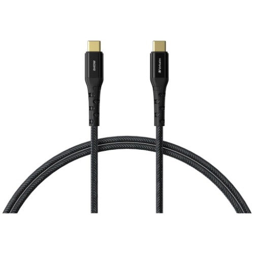 Verbatim Tough Max 240W Type C to Type C Cable USB cable 1.2 m USB C 0.48 Gbit/s Black