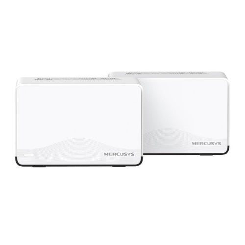 TP-LINK Mercusys Halo H27BE(2-pack) BE3600 Whole Home Mesh Wi-Fi 7 System, 688 Mbps at 2.4 GHz, 2880 Mbps at 5 GHz, MLO, 4096-QAM, OFDMA, EHT160 on 5GHz