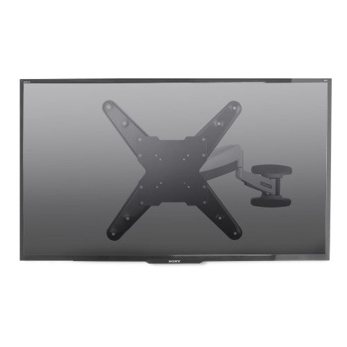 StarTech.com VESA TV Wall Mount, Adjustable Full Motion Mount For 23"-55" Displays, Slim Wall Mount TV Bracket Supports 66lb (30kg), Extendable/Tilting/Swivel Monitor Wall Mount