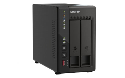 QNAP TS-253E NAS Tower Intel® Celeron® J6412 8 GB 8 TB HDD QNAP Turbo System Black