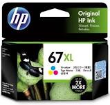 HP #67XL Tri Col Ink 3YM58AA