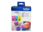 Brother LC-133CL3PK ink cartridge 3 pc(s) Original Cyan, Magenta, Yellow