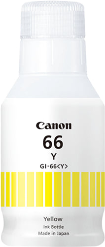 Canon GI-66 YELLOW INK BOTTLE FOR GX6060 / GX7060 - 14K PAGE YIELD