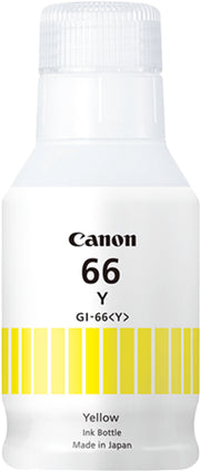 Canon GI-66 YELLOW INK BOTTLE FOR GX6060 / GX7060 - 14K PAGE YIELD