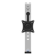 StarTech.com Cubicle Monitor Mount - Cubicle Wall Single Monitor Hanger - Up to 34" (17.6lb/8kg) VESA Mount Display - Height Adjustable Ergonomic Office Cubicle Hanging Flat Panel Hook & Clamp Bracket