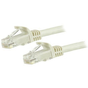 StarTech.com 3m CAT6 Ethernet Cable - White CAT 6 Gigabit Ethernet Wire -250MHz 100W PoE RJ45 UTP Network/Patch Cord Snagless w/Strain Relief Individually Tested