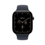 Apple Watch Series 12 GPS + Cellular 46mm Natural Titanium Case with Navy Blue Sport Band - M/L