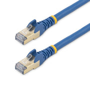 StarTech.com 1m CAT6a Ethernet Cable - 10 Gigabit Shielded Snagless RJ45 100W PoE Patch Cord - 10GbE STP Network Cable w/Strain Relief - Blue Individually Tested/Wiring is UL Certified/TIA