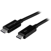 StarTech.com 3.3ft (1m) Thunderbolt 3 Cable, 20Gbps, 100W PD, 4K, Thunderbolt Certified, Compatible with Thunderbolt 4/USB 3.2/DisplayPort