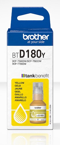 Brother BTD180Y Yellow Genuine Ink Bottle
