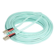 StarTech.com 25m (82ft) LC/UPC to LC/UPC OM4 Multimode Fiber Optic Cable, 50/125µm LOMMF/VCSEL Zipcord Fiber, 100G, Low Insertion Loss - LSZH Fiber Jumper Cord