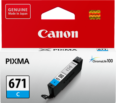 Canon CLI-671C ink cartridge 1 pc(s) Original Standard Yield Cyan