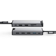 ALOGIC DUCDDV3V2 laptop dock/port replicator Wired USB 3.2 Gen 1 (3.1 Gen 1) Type-A + Type-C Grey