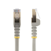 StarTech.com 10m CAT6a Ethernet Cable - 10 Gigabit Shielded Snagless RJ45 100W PoE Patch Cord - 10GbE STP Network Cable w/Strain Relief - Grey Individually Tested/Wiring is UL Certified/TIA