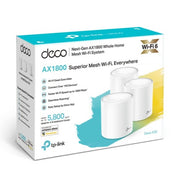 TP-Link AX1800 Whole Home Mesh Wi-Fi 6 System, 3-Pack