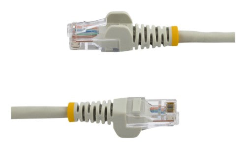 StarTech.com Cat5e Patch Cable with Snagless RJ45 Connectors - 5 m, Grey