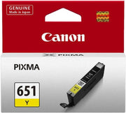 CANON CLI651Y INKJET CARTRIDGE YELLOW