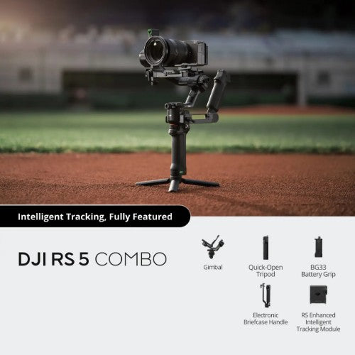 DJI RS 5 Combo Hand camera stabilizer Black