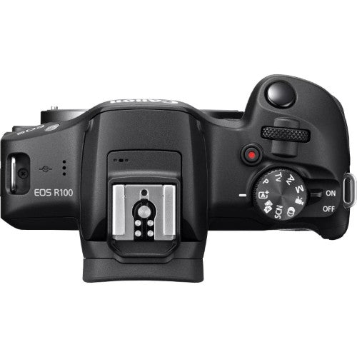 Canon EOS R100 + RF-S 18-45mm F4.5-6.3 IS STM Kit MILC 24.1 MP CMOS 6000 x 4000 pixels Black