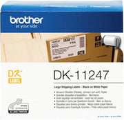 Brother DK-11247 label-making tape Black on white