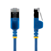 StarTech.com 80cm Blue Ultra Slim Cat6A Ethernet Cable, Snagless, FTP, Pure Bare Copper Wire, 34AWG Slim RJ45 Network Patch Cord, Individually Tested