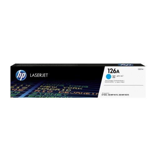 HP 126A Cyan Original LaserJet Toner Cartridge