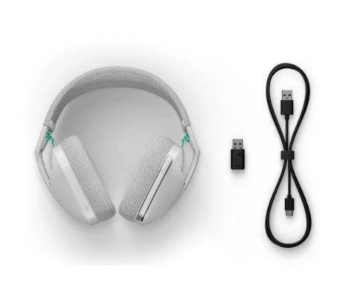 Logitech G G321 LIGHTSPEED Headset Wireless Head-band Gaming USB Type-C Bluetooth White