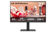 LG 27BA65QB computer monitor 68.6 cm (27") 2560 x 1440 pixels Wide Quad HD LED Black