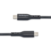 StarTech.com 10ft (3m) USB-C Charging Cable, Charge & Sync, 60W (3A) PD, USB 2.0 Laptop Charger Cable, TPE Jacket - Black USB C Charging Cord