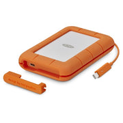 LaCie Rugged USB-C external hard drive 5 TB Grey, Yellow