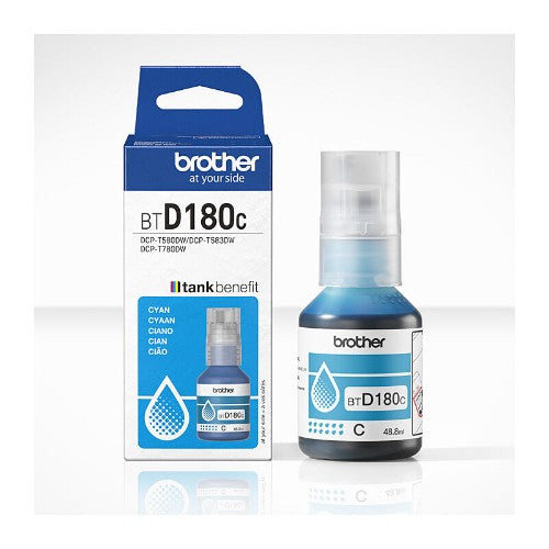 Brother BTD180C Cyan Genuine Ink Bottle