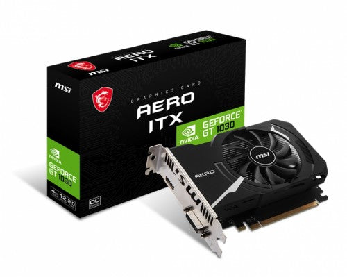 MSI AERO ITX GeForce GT 1030 4GD4 OC NVIDIA 4 GB GDDR4