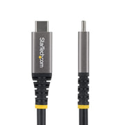 StarTech.com 3m (10ft) USB4 Cable, 20Gbps, USB-IF Certified USB-C Cable, 60W PD, 4K 120Hz DP 2.1, TPE Jacket, Black USB-C Cord