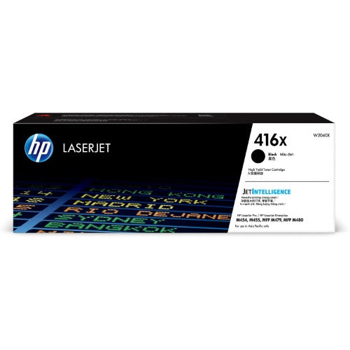 HP 416X BLACK TONER - HIGH YIELD - APPROX 7.5K PAGES - M454, M479, M455, M480 MODELS