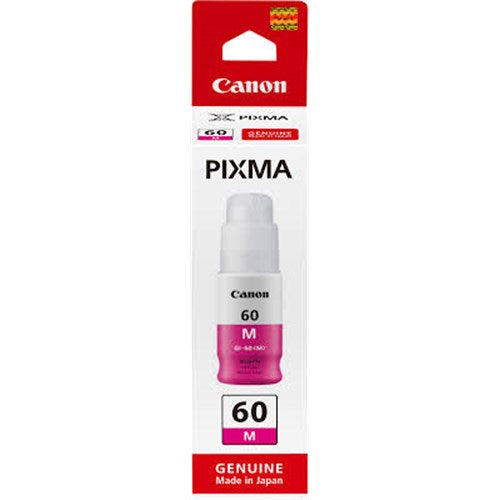 Canon GI60M MAGENTA 70ML INK BOTTLE FOR PIXMA ENDURANCE G6060 G6065