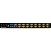 StarTech.com 16 Port Rackmount KVM Console w/ 6ft Cables - Integrated KVM Switch w/ 17" LCD Monitor - Fully Featured 1U LCD KVM Drawer- OSD KVM - Durable 50,000 MTBF - USB + VGA Support