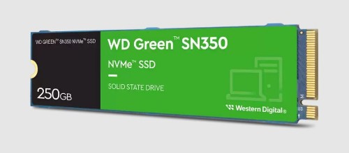 Western Digital Green SN350 250 GB M.2 PCI Express 3.0 NVMe TLC