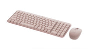 Logitech MK250 Compact Bluetooth Wireless Combo keyboard Mouse included Universal RF Wireless + Bluetooth QWERTY US English Rose