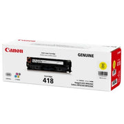 Canon 418 Y toner cartridge 1 pc(s) Original Yellow