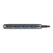 Verbatim 66602 interface hub USB 3.2 Gen 1 (3.1 Gen 1) Type-A 5000 Mbit/s Grey
