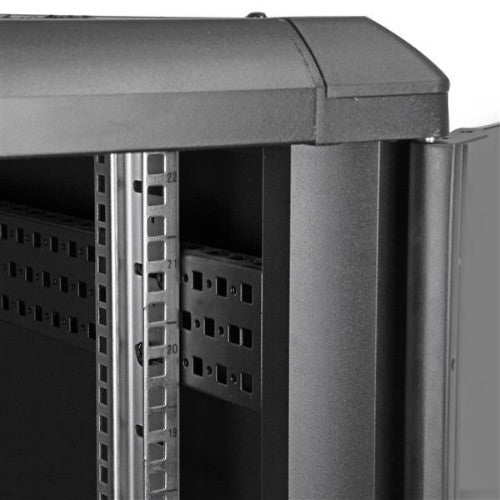 StarTech.com 22U Enterprise-Grade Server Rack Cabinet, 19in Enclosed 4-Post Rack with 33in (83cm) Mounting Depth and 1764lb (800kg) Weight Capacity