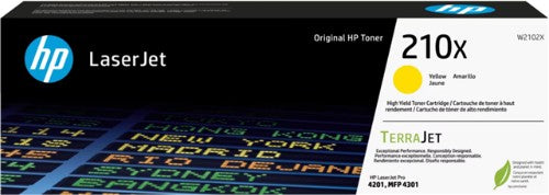 HP 210X YELLOW TONER HIGH YIELD - APPROX 5.5K PAGES - 4201,4301 MODELS