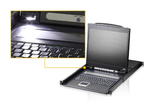 ATEN CL1308N-ATA-AU KVM switch Rack mounting Black