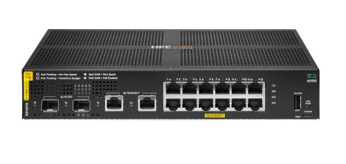 HPE Networking CX6000 12p 10M/100M/1G Class4 PoE 2p SFP 1G 139W Switch