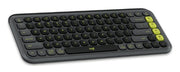 Logitech POP Icon Keys keyboard Universal Bluetooth QWERTY English Graphite, Green